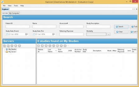 ClearCanvas Workstation (Community Edition), how to import files ClearCanvas Workstation (Community Edition), offline repository setup for resilient backups